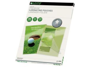 Laminat LEITZ UDT A3 80mic klar 100 fp