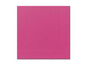 Servett 3-lags 33x33cm rosa 125 fp