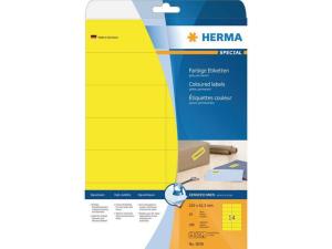 Etikett HERMA 105x42 3mm gul 280 fp