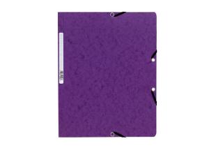 Gummibandsmapp u kl EXACOMPTA A4 lila