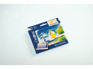 Akvarellfärgkritor 10 färger