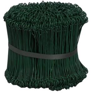 Säcktråd plastad 15cm 1 4mm 1000 fp