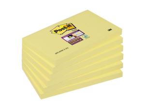 Notes POST-IT SS 76x127mm gul 6 fp