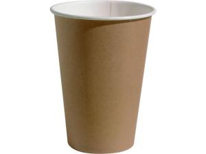 Pappersbägare 20cl brun vit 100 fp