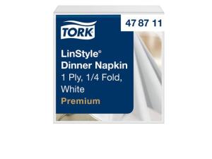 Servett TORK LinStyle vit 39x39cm 50 fp