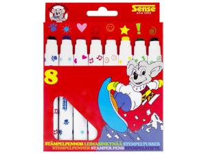 Stämpelpennor 8 fp