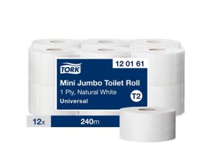 Toalettpapper TORK Uni T2 1-l natur12 fp