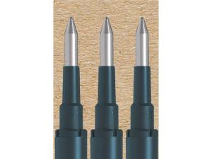 Refill PILOT Frixion 0 7mm svartblå 3 fp