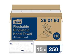 Handduk TORK Adv H3 2-lag spolb 3750 fp