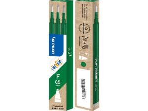Refill PILOT Frixion 0 5mm grön 3 fp