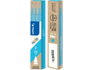 Refill PILOT Frixion 0 5mm ljusblå 3 fp