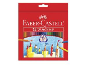 Färgpenna Tri Color Pencil Long 24 fp