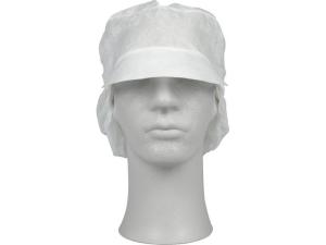 Hårskydd med skärm vit L 100 fp