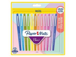 Märkpenna PAPERMATE Flair pastell 12 fp