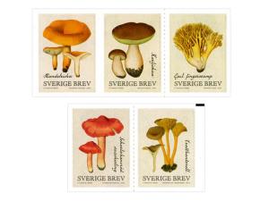 Frimärke inrikes häfte 10 fp