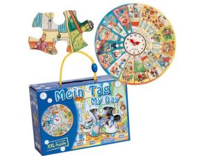 Pussel Min Dag Klockan i trä