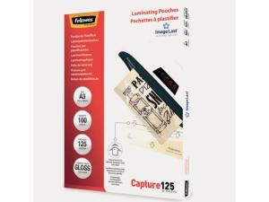 Laminat FELLOWES A3 125mic klar 100 fp