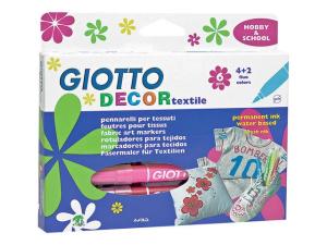 Textilfärgpenna GIOTTO Decor 12 fp