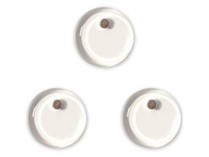 Magnetknappar Crystal 30mm transp 3 fp