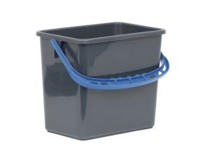 Hink grå blått handtag 6L