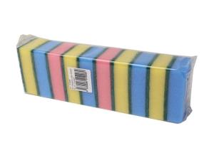 Rengöringssvamp 5 5x8 5cm grön 10 fp