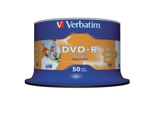 DVD-R VERBATIM 4 7GB Printable 50 fp