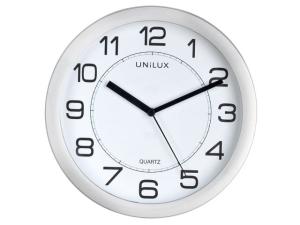 Väggur UNILUX Attraction 22cm grå