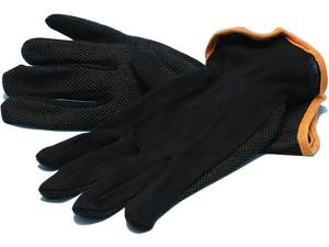 Textilhandske svart M 12 fp