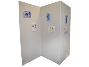 Utställningsskärm 180x72cm 3-delad 5 fp