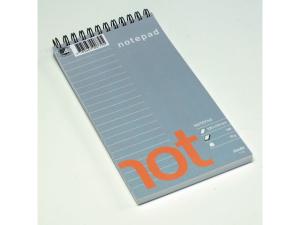 Spiralblock 105x210mm 100 blad linj