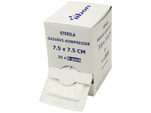 Kompress GV steril 5-p 7 5x7 5cm 125 fp