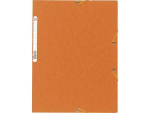 Gummibandsmapp EXACOMPTA 3-klaff A4 oran