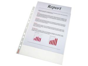 Plastficka ESSELTE A4 prägl 0 08mm100 fp