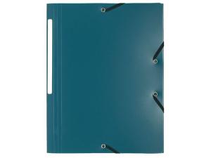 Gummibandsmapp EXACOMPTA 3-kl PP A4 grön