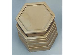 Pärlram sexhörning 9cm