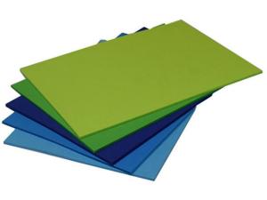 Dekorationskart A4 220g Blå-Grön 50 fp