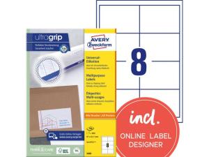 Etikett AVERY 97x67 7mm 800 fp