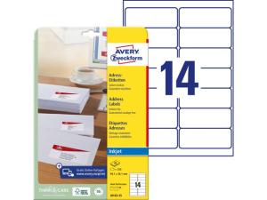 Etikett AVERY QD 99 1x38 1 350 fp