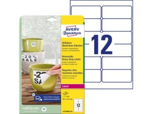 Etikett AVERY Slitst 99 1x42 3mm 240 fp