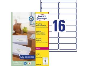 Etikett AVERY QP 99 1x33 9mm 1600 fp