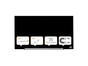 Glastavla NOBO 31 Widescreen svart