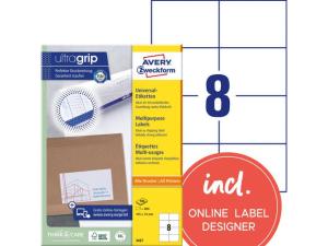 Etikett AVERY 105x74mm 800 fp