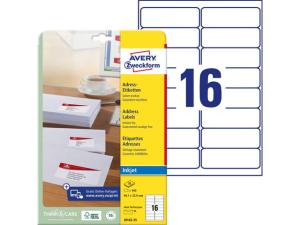 Etikett AVERY QD 99 1x33 9mm 400 fp