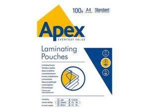 Laminat APEX A4 100mic klar 100 fp