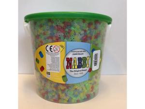Nabbipärlor transp mix färg 20000 fp