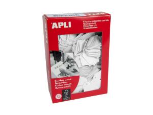 Etikett med snöre 18x29mm 1000 fp