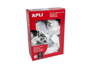 Etikett med snöre 22x35mm 500 fp