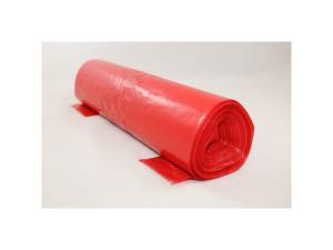 Plastsäck optisk 70L 45my röd 25 rl