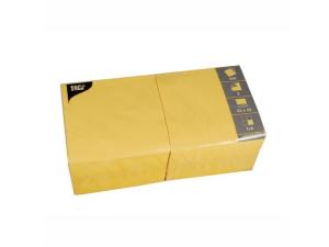 Servett 3-lags 33x33cm gul 250 fp