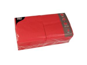 Servett 1-lags 33x33cm röd 500 fp